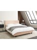 Beliani 2-tlg Doppelbett ALBI in Beige/Schwarz