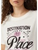 QS T-Shirt  in  03D0_wollweiß