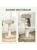 Pawhut Kratzbaum Braun 45L x 45B x 87H cm