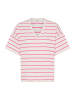 b. young Kurzarm-Bluse BYPANDINNA Loose fit in RASPBERRY ROSE/WHITE STRIPE