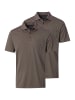 Casa moda Poloshirt Basic in Braun