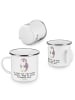 Mr. & Mrs. Panda Tasse Studentin Herz mit Spruch in Weiß