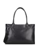 Plevier Rock Amber Schultertasche Leder 43 cm Laptopfach schwarz