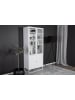 ebuy24 Vitrinenschrank Bakal Weiß 80 x 41 cm