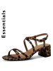 Tamaris Damen Sandaletten Da.-Sandalette in braun