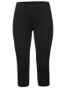 sheego Caprileggings in schwarz