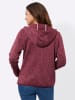 WITT WEIDEN Fleece-Jacke in bordeaux-meliert