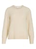 Vila Strickpullover in Sandshell
