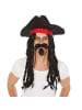 tectake Piratenfrisur, Passend zum Piratenkostüm, Piratenhut, Extra Bart