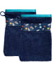 Erwin Müller Frottier Waschhandschuh 2er-Pack Space in dunkelblau