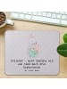 Mr. & Mrs. Panda Mousepad Erzieher Energie mit Spruch in Grau Pastell