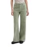 Marc O'Polo Velourslederhose wide in Fresh Sage