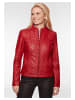 7eleven Lederjacke SEAMERA in Rot