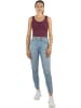 Janice 2 x Damen crop Top Namlea in Beige/Burgund