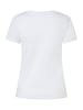 More & More Frontprintshirt Dolce Vita in white