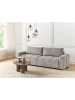 Beliani Schlafsofa INNVIK in Grau - (W) 260 x (H) 90 x (L) 101 cm