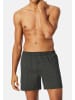 Schiesser Boxershorts Singel-Jersey in Schwarz