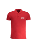 cavalli CLASS Rotes Baumwoll-Polohemd