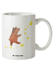 Mr. & Mrs. Panda XL Tasse Bär Träume ohne Spruch in Weiß