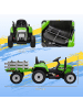 HOMCOM 12V Kinder Aufsitztraktor 3-6 Jahre Grün
