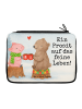 Mr. & Mrs. Panda Federmappe Glühschwein Sause Design mit Spruch in Weiß