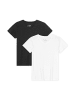 DANISH ENDURANCE T-Shirt V in White/Black