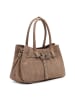 Tamaris TAS Melina Schultertasche Leder 39 cm in darktaupe