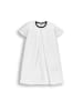 Coccodrillo Kurzarmkleid in weiß