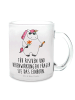 Mr. & Mrs. Panda Getränkebecher Einhorn Woodstock mit Spruch in Transparent