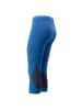 Jack Wolfskin Leggings Capri Sporthose in Blau