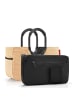 Reisenthel loopshopper M / Shopper 40 cm (teddy leo olive) in frame raffia black