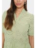 SAINT TROPEZ Kurzarm-Bluse GeleksaSZ Gerade Passform in Smoke Green