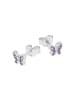 Tom Tailor Ohrstecker Silber 925, rhodiniert in silber