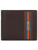 mano Don Leonardo Geldbörse RFID Leder 11 cm dunkelbraun