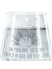 Mr. & Mrs. Panda Glas Seeigel mit Spruch in Transparent
