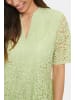 SAINT TROPEZ Kurzarm-Bluse ZannaSZ Gerade Passform in Smoke Green