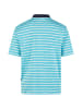 Wind Sportswear Polo Pique gestreift in pool blue marine