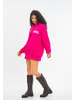 Tom Barron Freizeitanzug WOMEN OVERSIZE FIT TUNIC SWEATSHIRT in fusia