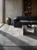 KADIMA DESIGN Teppich Kurzflor Geometrisch rutschhemmend pflegeleicht Wohnzimmer in Grau