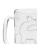 Mr. & Mrs. Panda Gravur Bierkrug Lama Stolz ohne Spruch in Transparent