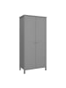 ebuy24 Kleiderschrank Trone Grau 89 x 50 cm
