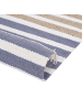 Beliani Geflochtener Teppich ENGIZ in Bunt/Rosa/Weiß - (W) 80 x (H) 80 x (L) 150 cm