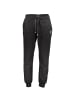 GianMarco Venturi Schwarz Baumwolle Herren Jogging Hose
