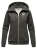 Marikoo Kapuzensweatjacke Setsunaa in Dark Grey Melange