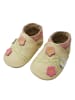 Yalion Baby Krabbelschuhe aus Leder, weiche Lauflernschuhe mit rutschfester Sohle 