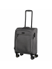 D&N Travel Line 9704 - 4-Rollen-Kabinentrolley S 55 cm (grey) in grau