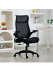 HOMCOM Bürostuhl in Schwarz 65L x 64B x 118H cm