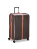 Delsey Promenade Hard 2.0 4 Rollen Trolley 82 cm mit Dehnfalte in schokolade