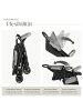 tectake Buggy-Kinderwagen Emma für 0 bis 36 Monate geeignet, Belastbarkeit 15 kg, schwar