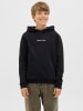 JACK & JONES Junior Kapuzenpullover in Black